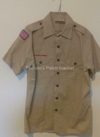 Boy Scout Now Scouts Bsa Uniform Shirt Size Adult Medium Ss 060