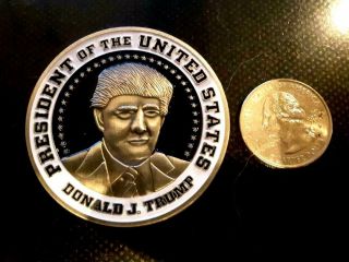 Rare Nypd President Trump Tower Detail Limited Edition Challenge Coin