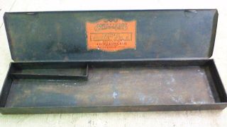 Large Vintage Empty Williams Socket Tool Box - 17 " X 4 1/4 " X 1 1/4 " Tall.