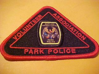 Maryland National Capital Park Vol.  Assoc.  Police Patch Variation