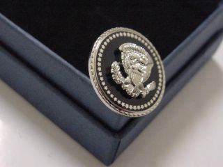 President Trump Lapel Pin - Presidential Seal Lapel Pin (silver Color)