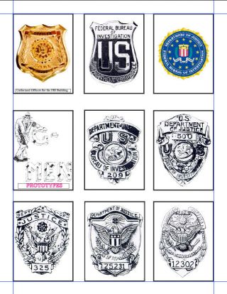 FEDERAL BUREAU OF INVESTIGATION Historical evolution of the BADGE Book by LUCAS 5