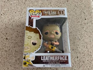 Texas Chainsaw Massacre Leatherface Funko Pop With Soft Plastic Protector