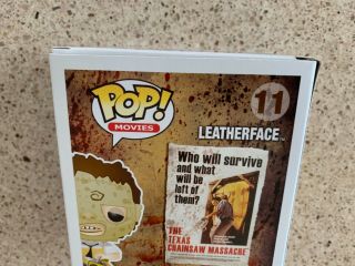 Texas Chainsaw Massacre Leatherface Funko Pop with soft plastic protector 8