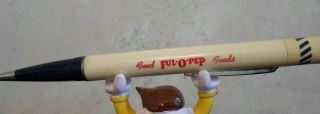 Old Ful - O - Pep Feeds Quaker Oats Mechanical Pencil Durolite 1940 " S