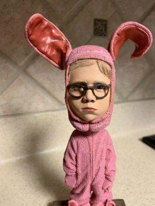 A CHRISTMAS STORY MOVIE BOBBLE HEAD,  THE OLD MAN & RALPHIE IN A BUNNY SUIT 6