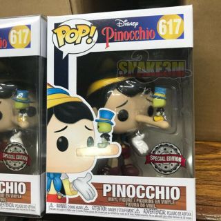 Funko Pop Pinocchio And Jiminy Cricket Exclusive Disney Vinyl Figure