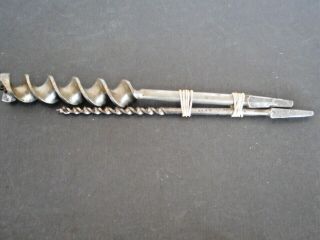 Vintage Russell Jennings Auger Drill Bits Nos.  4 And 15 - -