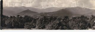 Vtg Postcard Rppc Blue Ridge Mountains,  Craggies,  Mt.  Mitchell - North Carolina