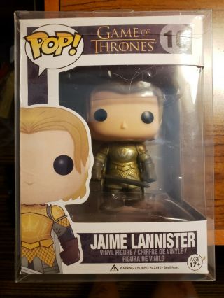 Funko Pop Game Of Thrones Jamie Lannister Gold Armour