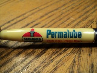 Vintage Ritepoint Mechanical Pencil Advertising Standard Permalube Gifford Ill 2