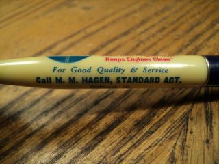 Vintage Ritepoint Mechanical Pencil Advertising Standard Permalube Gifford Ill 4