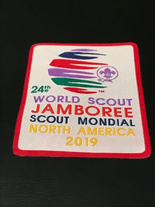24th World Scout Jamboree Scout Mondial North America 2019 Patch Very Rare