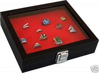 Ring Case Rings Box Storage Display For Pins Badges 36 Home Storage Jewelry