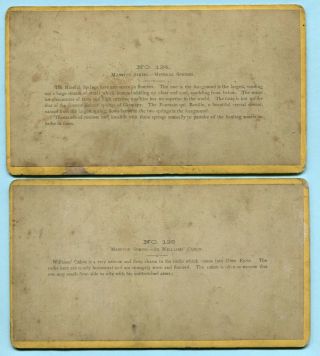 1870s COLLIER’S COLORADO 4 Stereoview MANITOU SERIES Williams Canon &Garden Gods 3