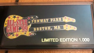 1999 All Star Game Guitar Pins MLB Fenway Park Boston Red Sox - 2 Pins 2