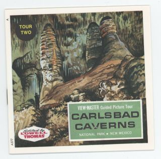CARLSBAD CAVERNS NATIONAL PARK MEXICO Tour Two Viewmaster packet A377 3