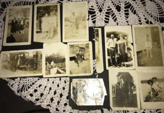 Old Photo Album Black And White Glued On Photos 120 Photos 5