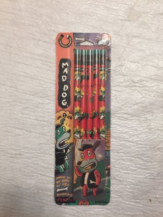 Mad Dog Gary Baseman Pentech Pencils 1992