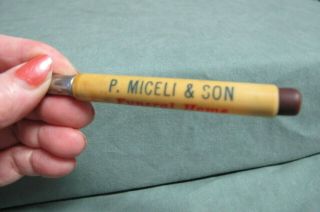 Vintage Bullet Pencil R Micell & Son Funeral Home St Louis Mo