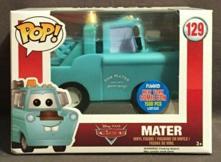 Funko Pop Disney Pixar 2015 Nycc Exclusive Cars 2 Mater 129 (dinoco)