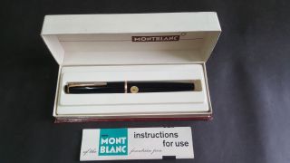 Montblanc 32 Piston Filler Fountain Pen With Box Nos