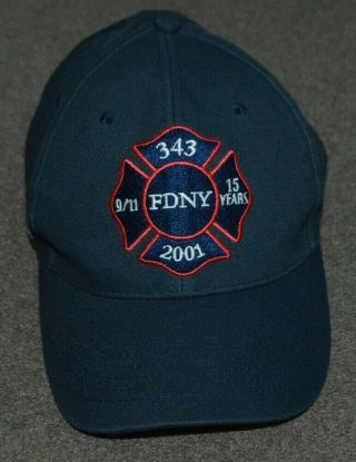 Fdny 343 9/11 Cap Hat Fire Dept York City
