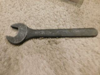 Vintage Williams U.  S.  A.  Single Open - End Wrench 1 - 1/2 " Bw - 709 Hard To Find