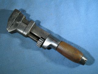 Vintage L&s Lamson & Sessions Co.  6 - 3/4 " Adjustable Monkey Wrench Cleveland Usa