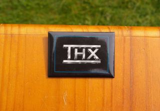 Thx Logo Advertisement 3 1/8 " X 2 1/8 " Lapel Pin Pinback Button