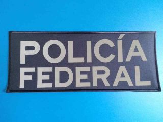 Custom - Order For Sevenbet: 2x Policia Federal - Large Reflective Back Patch