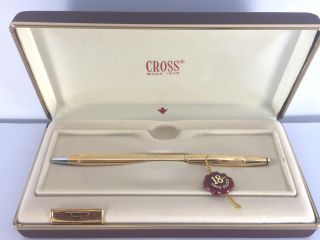 Cross 18k Gold Filled Classic Century Ballpoint Pen 2802 Prestine Pen