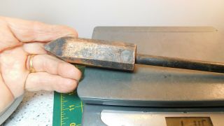 Vtg.  EM Tool Co.  1lb 10.  2oz Copper Tip Soldering Iron w/SureGrip 4 Wood Handle 3