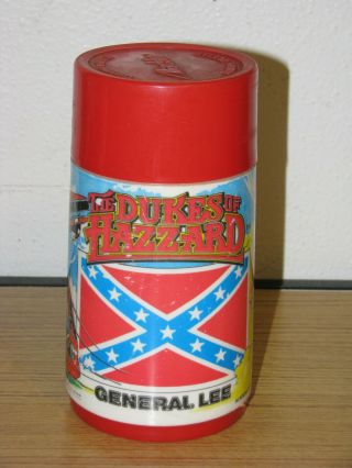 Dukes Of Hazzard Vintage 1980 General Lee Aladdin Thermos Bottle