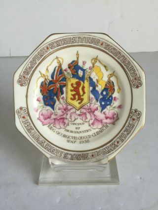 Empire Exhibition Scotland Paragon China King George Vi Queen Elizabeth Dish