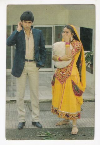 Rati Agnihotri & Kumar Gaurav Bollywood Postcard (ruby 12)