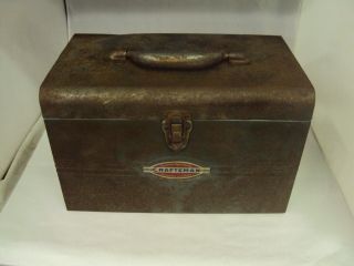 Craftsman Metal Drill Box Carry Case Only Industrial Tool X - 373