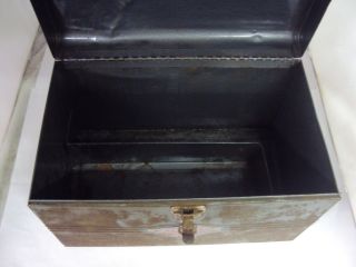 CRAFTSMAN METAL DRILL BOX CARRY CASE ONLY INDUSTRIAL TOOL X - 373 4