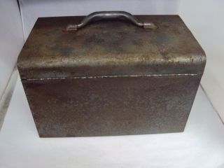 CRAFTSMAN METAL DRILL BOX CARRY CASE ONLY INDUSTRIAL TOOL X - 373 5