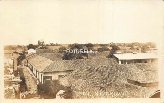 Leon Nicaragua - Early Real Photo Postcard 1910 Era - Banana Wars