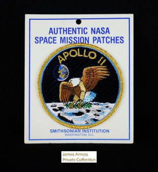 James Arness Gunsmoke Marshal Dillon Vtn Apollo 11 Space Mission Patch