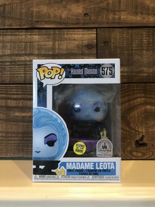 Funko Pop Parks Haunted Mansion 50th Glow Gitd Madame Leota Exclusive In Hand