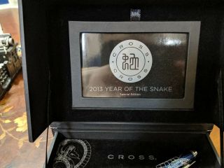 Cross 2013 Special Edition Year of the Snake Prosperity Blue Ballpoint Pen 5