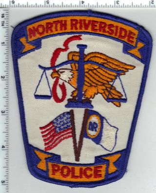 North Riverside Police (illinois) Shoulder Patch - From The 1980 