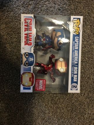Funko Pop: Captain America Civil War Two Pack: Marvel Collector Corps
