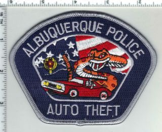 Albuquerque Police (mexico) 2nd Issue Auto Theft Shoulder Patch