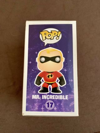 Funko Pop Mr Incredible 17 Disney Store Logo with POP Protector 2