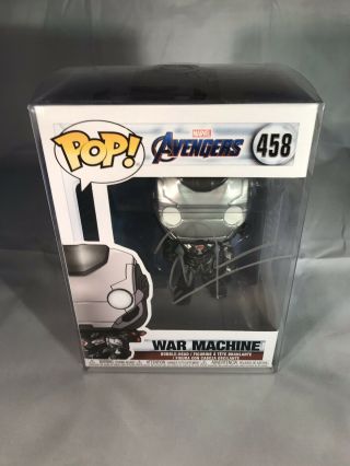 Don Cheadle Signed Funko Pop War Machine 458 Marvel Avengers