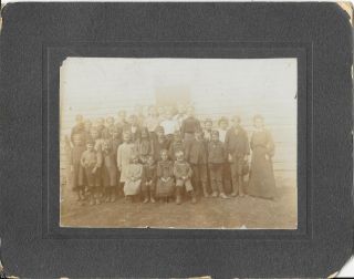 School Class Photo York Pa C 1890s Large Cabinet Photo