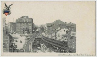 Cooper Union 3rd Avenue Elevated Railroad,  York City 1899